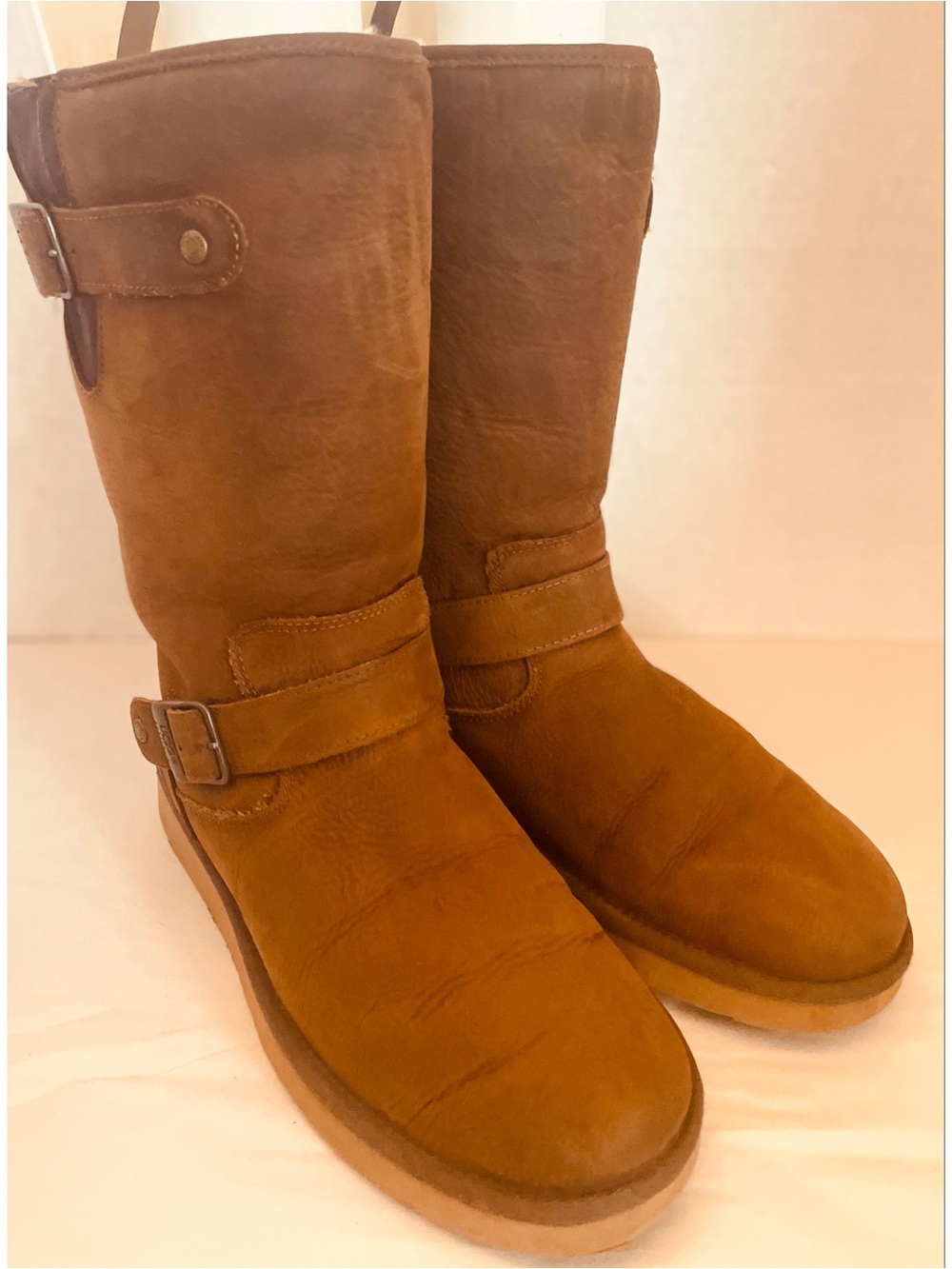 Ugg Australia Women Sutter Toast Brown - Kensington 1005374 Size 8